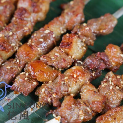 【信風】－B78原肉牛肉串／超商799免運／冷凍宅配／牛肉／烤肉／小家庭／真空裝／料理包調理包／加熱即食／冷凍食品